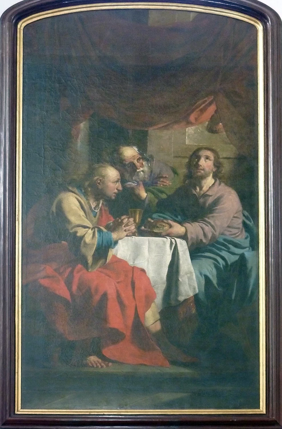 Pieter Jozef Verhaghen - La cena di Emmaus, Chiesa parrocchiale di S. Croce a Laxenburg
